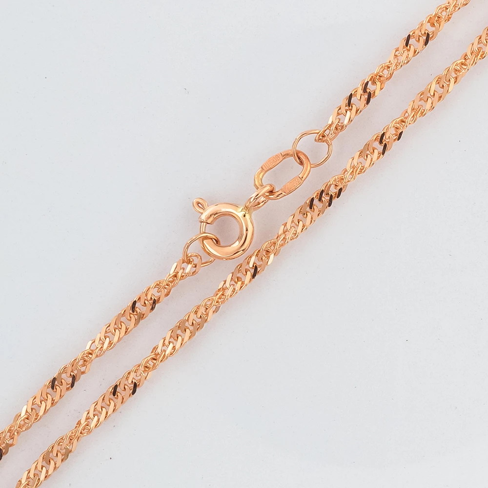 Цепь из красного золота 585 пробы