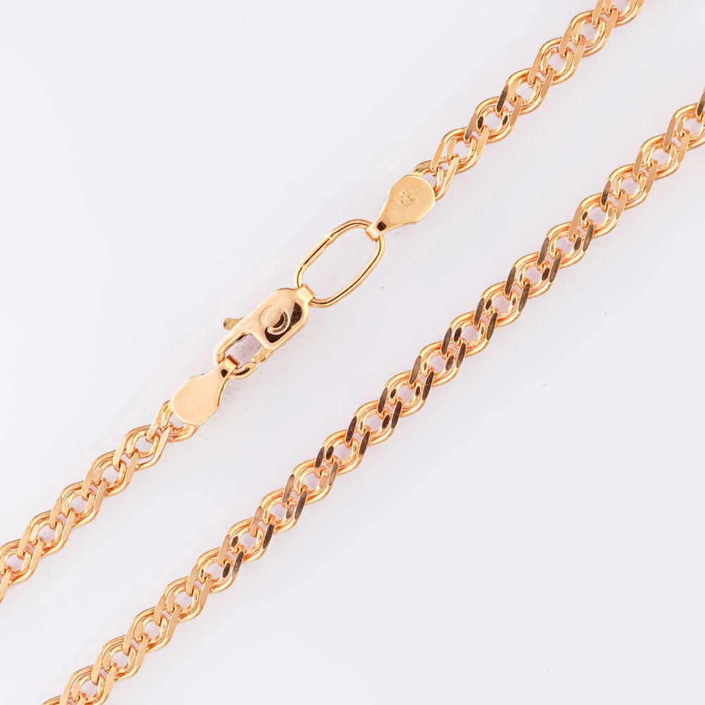 Цепь из красного золота 585 пробы