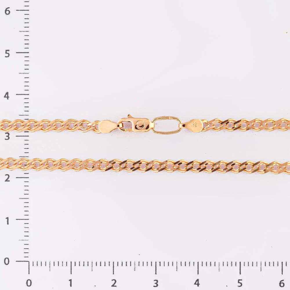 Цепь из красного золота 585 пробы