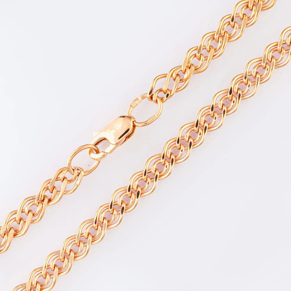 Цепь из красного золота 585 пробы