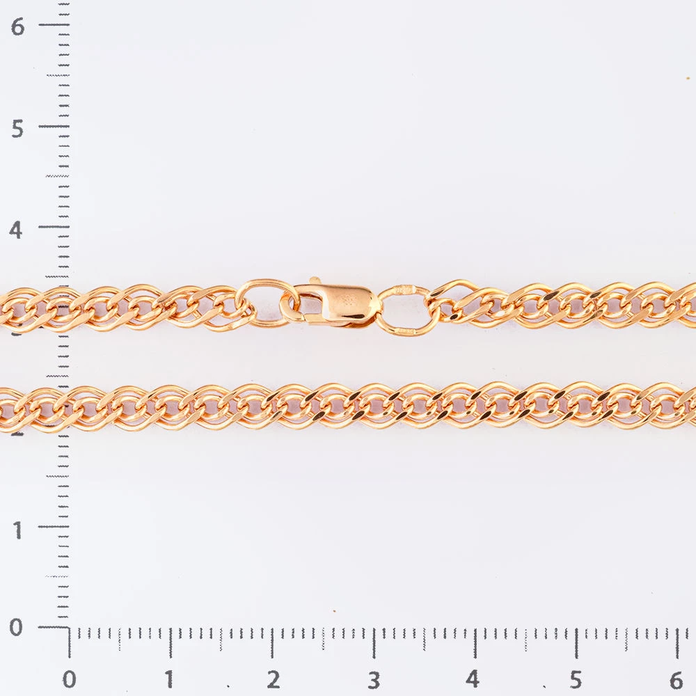 Цепь из красного золота 585 пробы