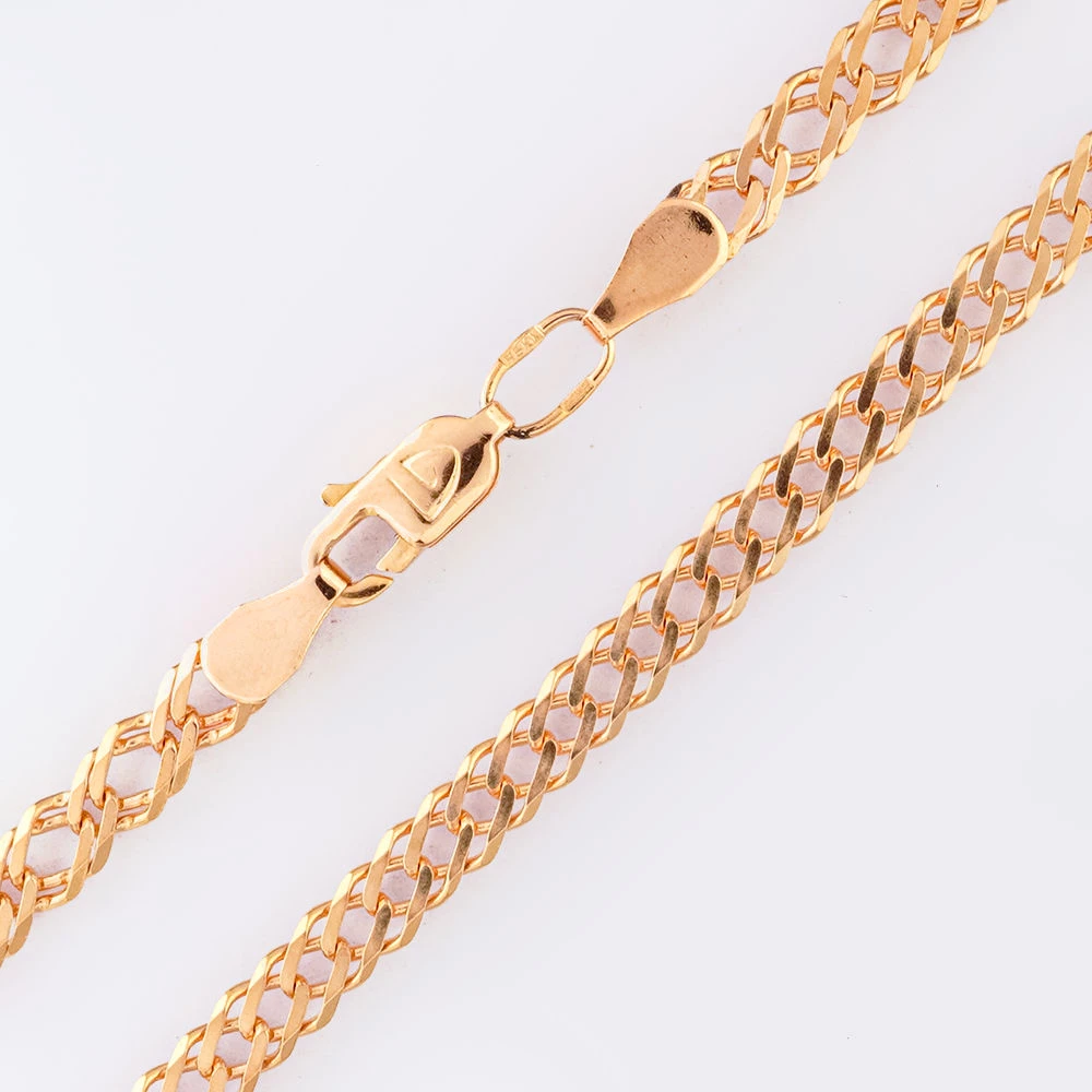 Цепь из красного золота 585 пробы