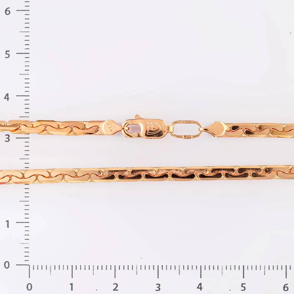 Цепь из красного золота 585 пробы