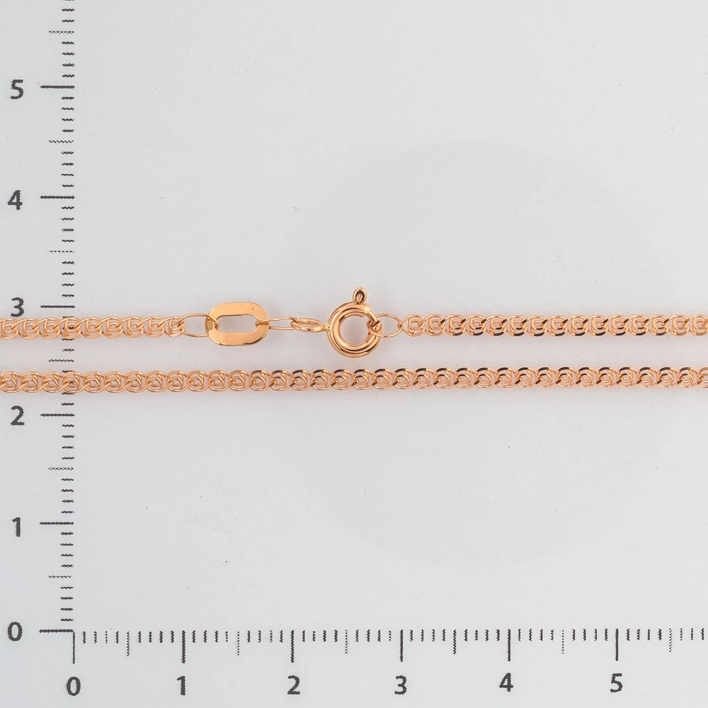 Цепь из красного золота 585 пробы