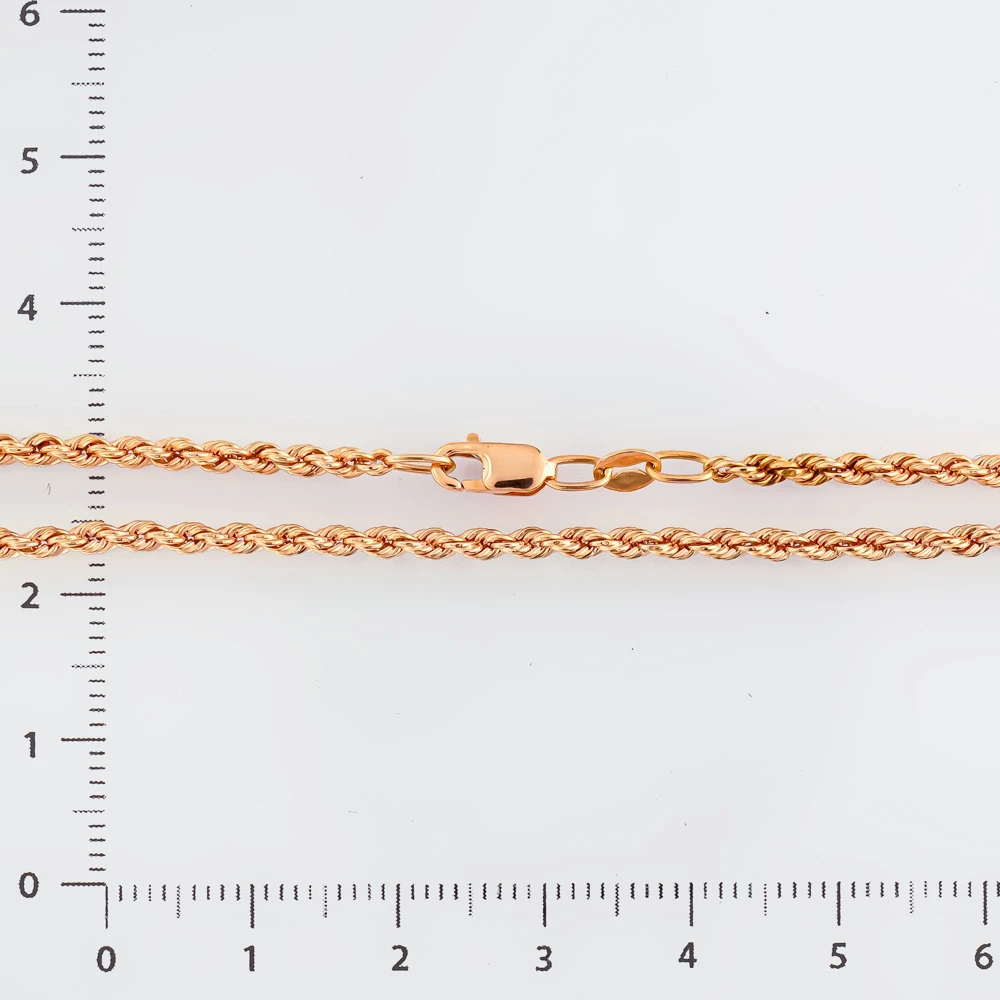 Цепь из красного золота 585 пробы