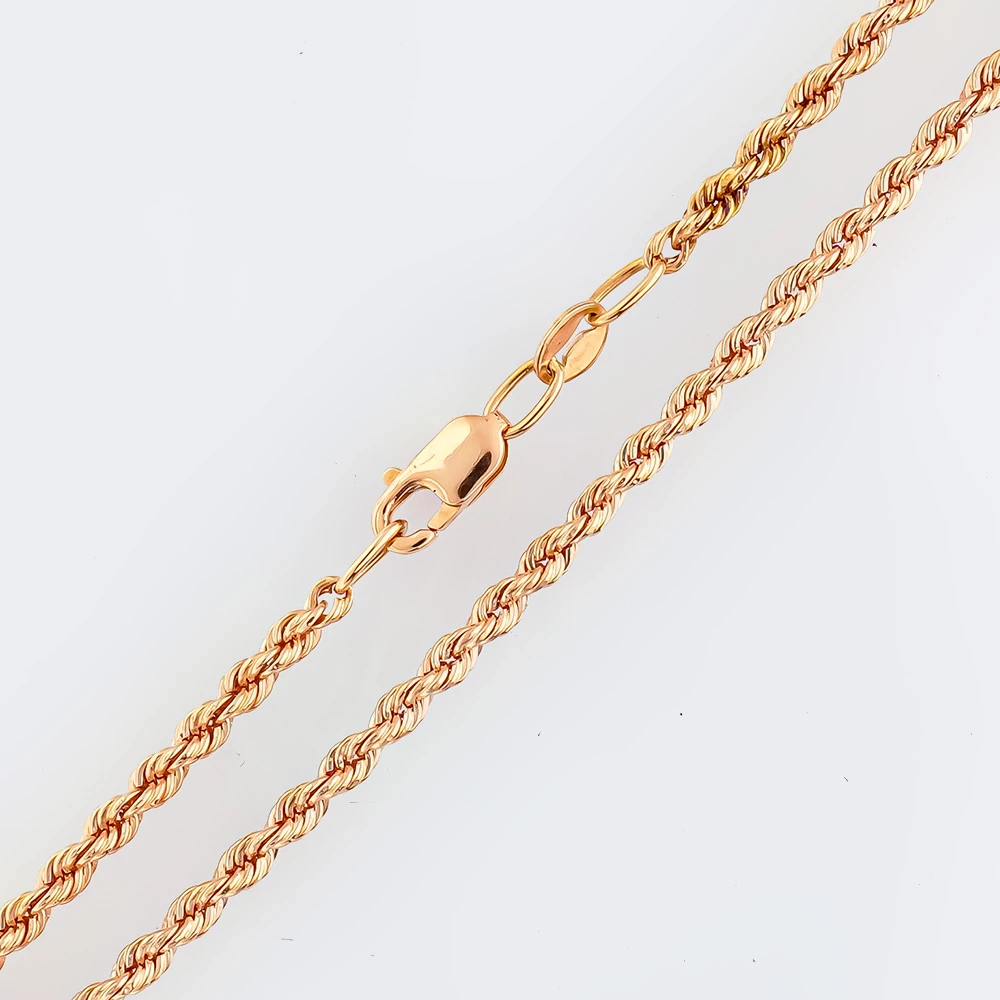 Цепь из красного золота 585 пробы