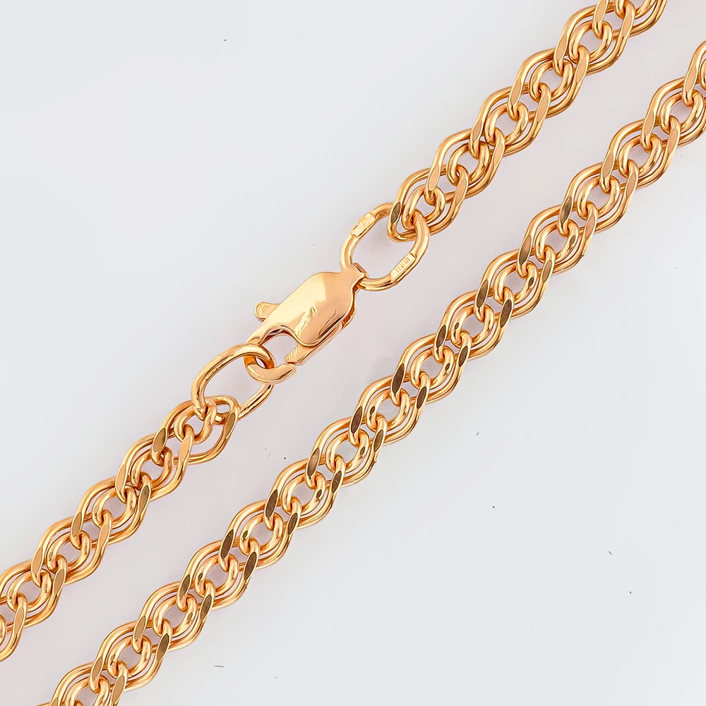 Цепь из красного золота 585 пробы