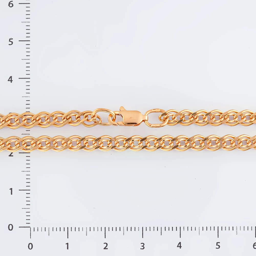 Цепь из красного золота 585 пробы