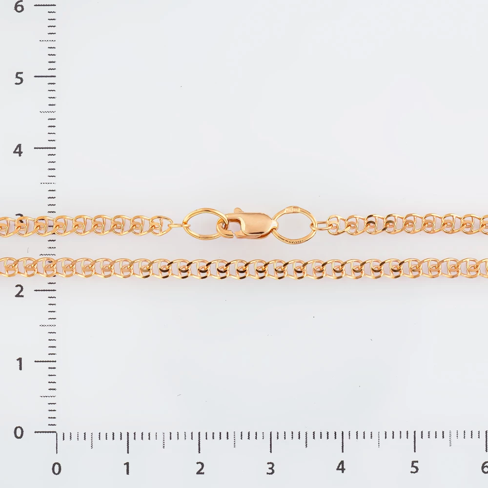 Цепь из красного золота 585 пробы