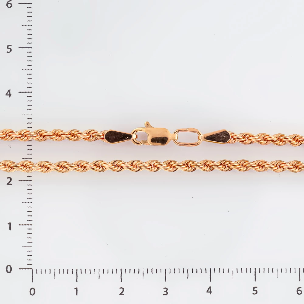 Цепь из красного золота 585 пробы