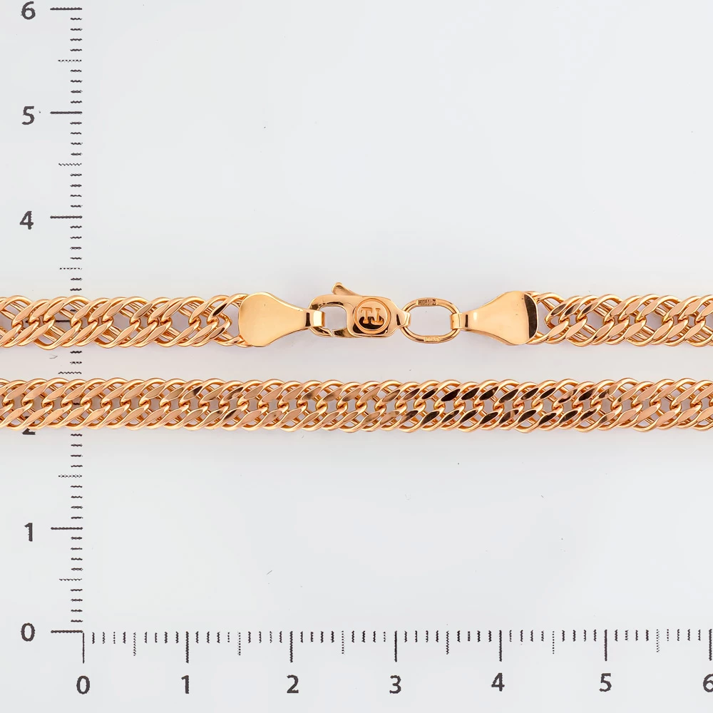 Цепь из красного золота 585 пробы