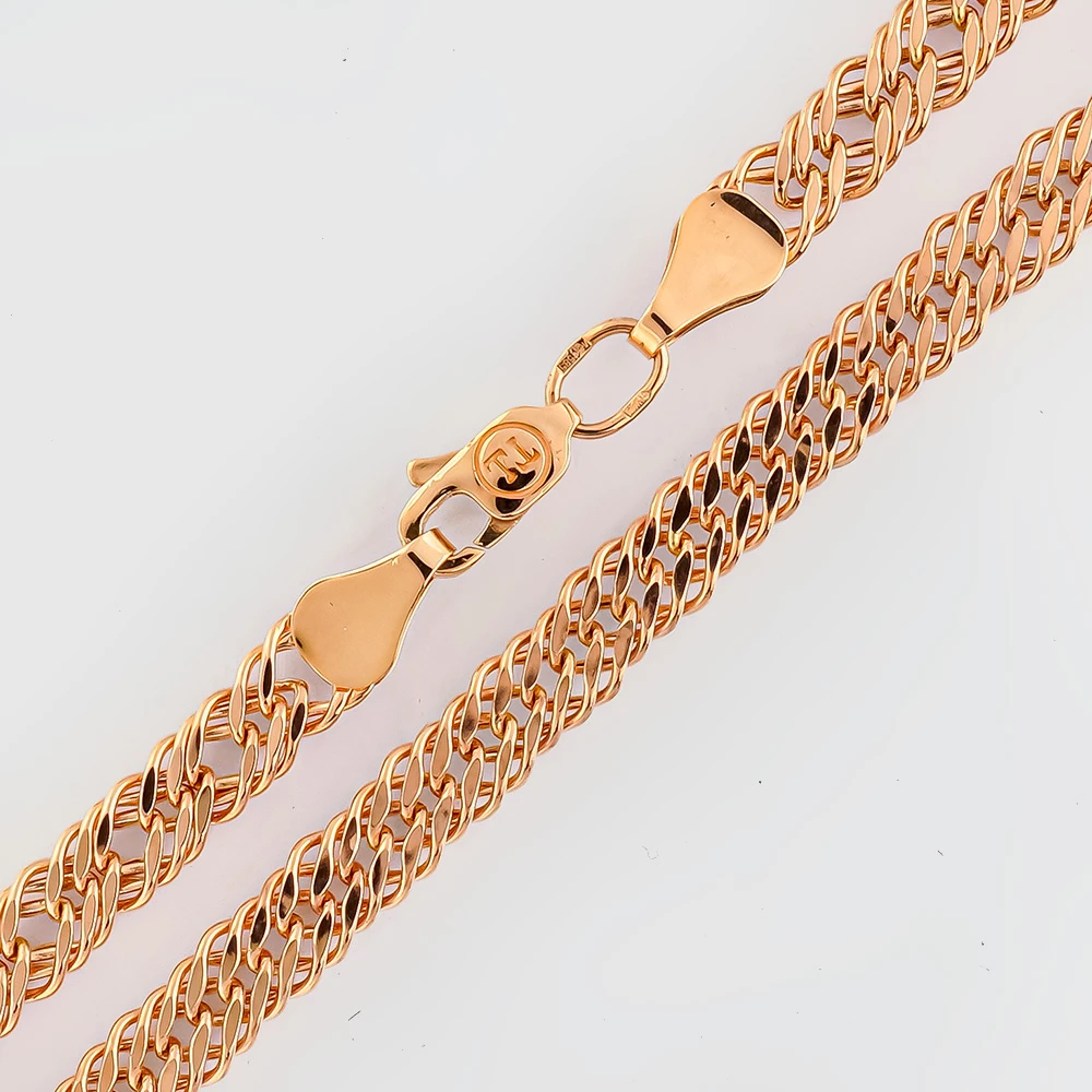 Цепь из красного золота 585 пробы