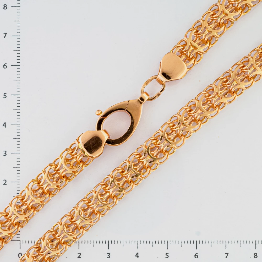 Цепь из красного золота 585 пробы