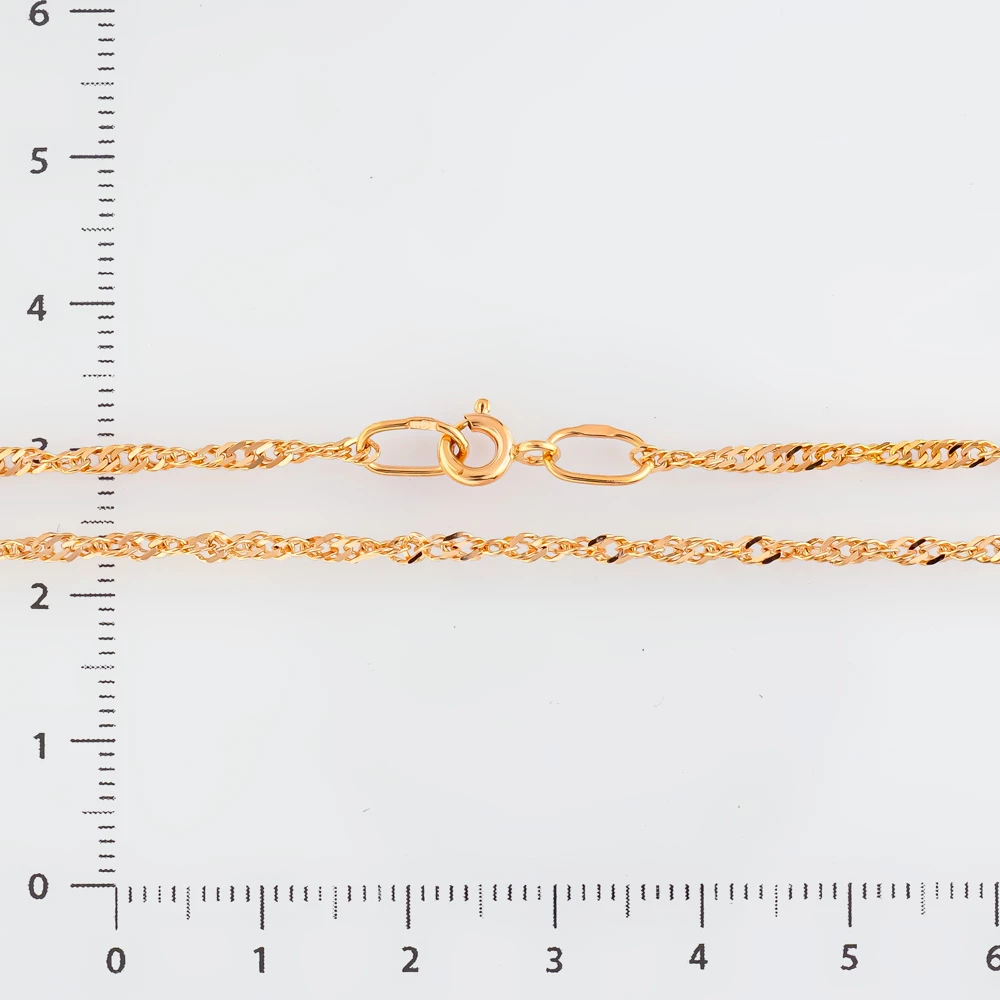 Цепь из красного золота 585 пробы