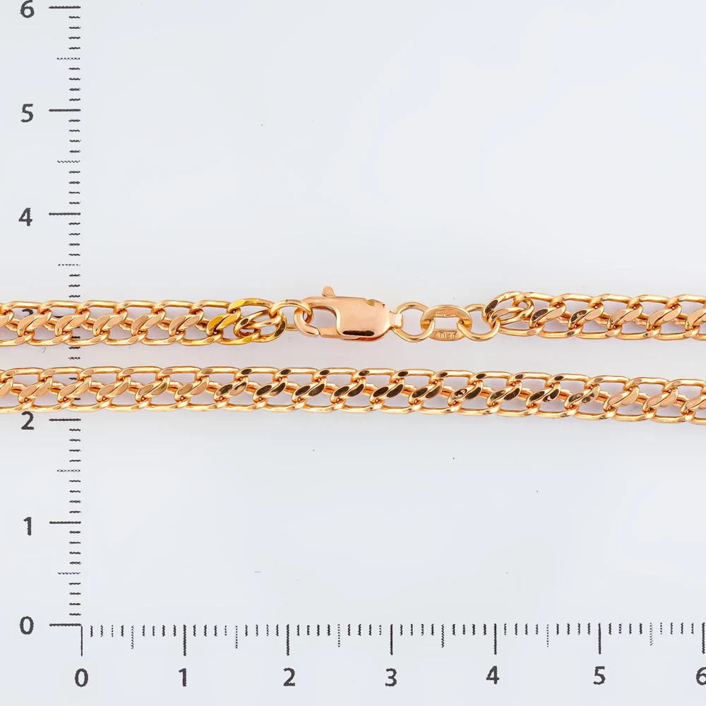 Цепь из красного золота 585 пробы