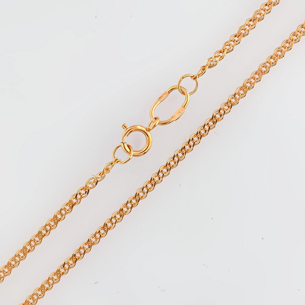 Цепь из красного золота 585 пробы