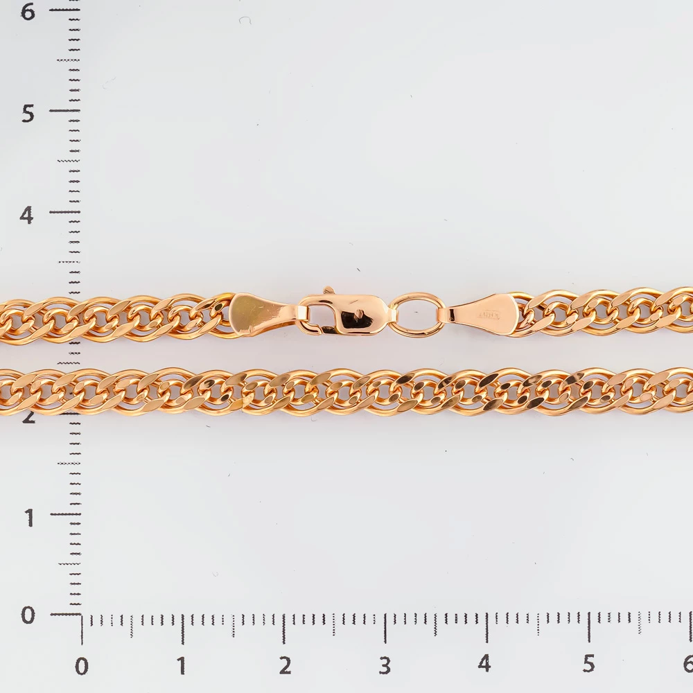 Цепь из красного золота 585 пробы