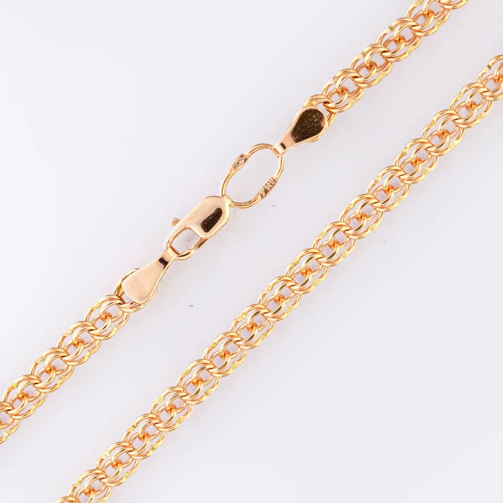 Цепь из красного золота 585 пробы