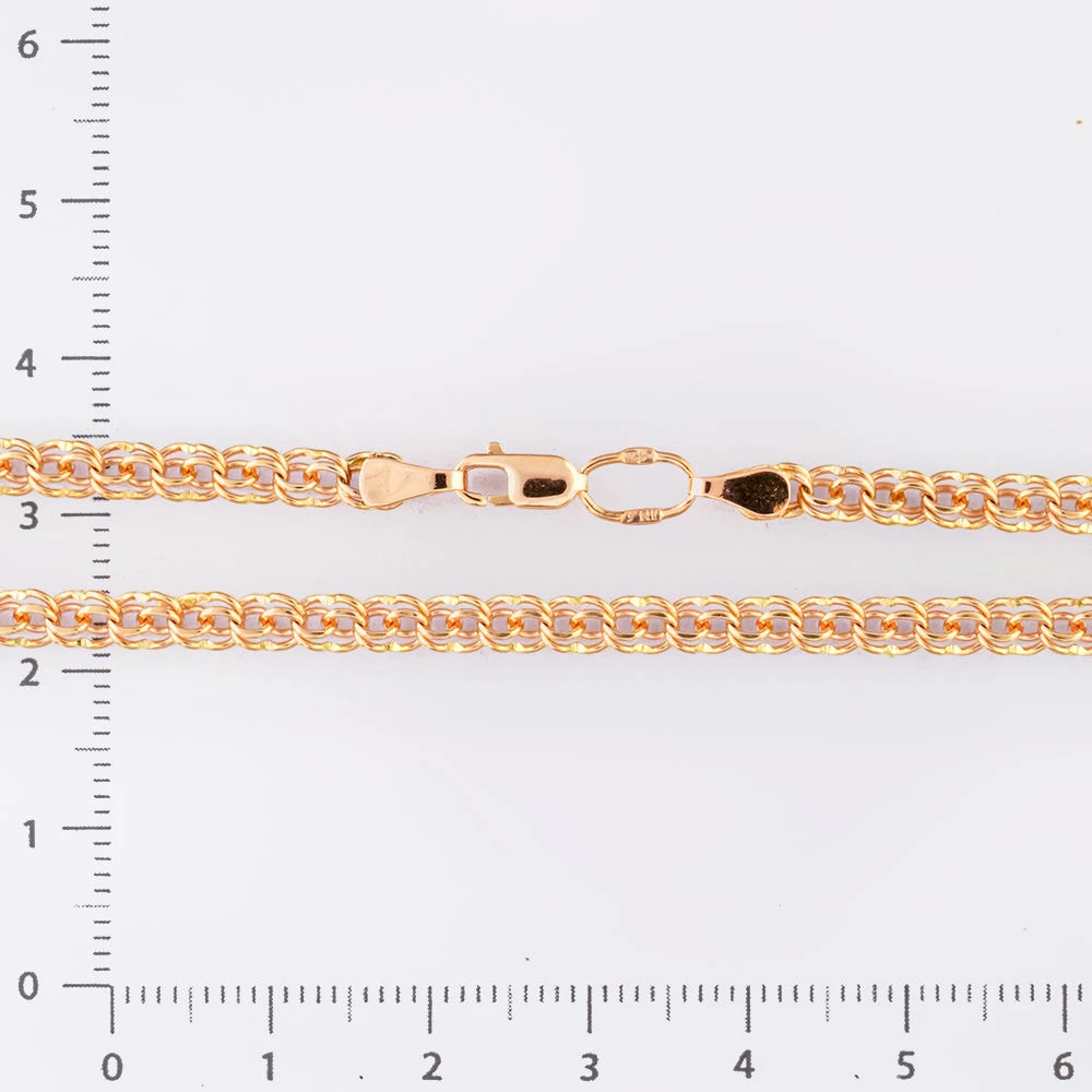 Цепь из красного золота 585 пробы