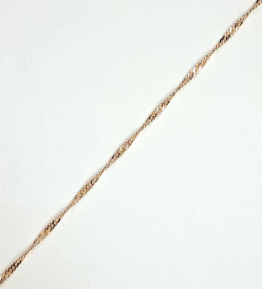 Цепь из красного золота 585 пробы