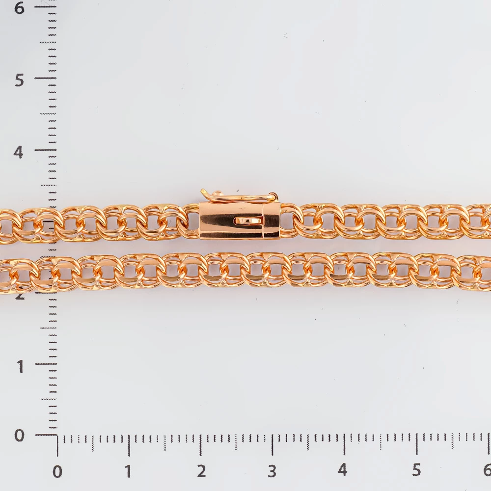 Цепь из красного золота 585 пробы