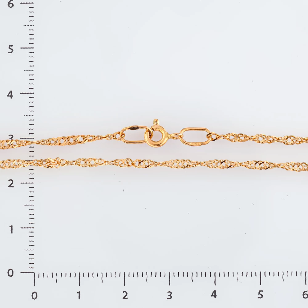 Цепь из красного золота 585 пробы