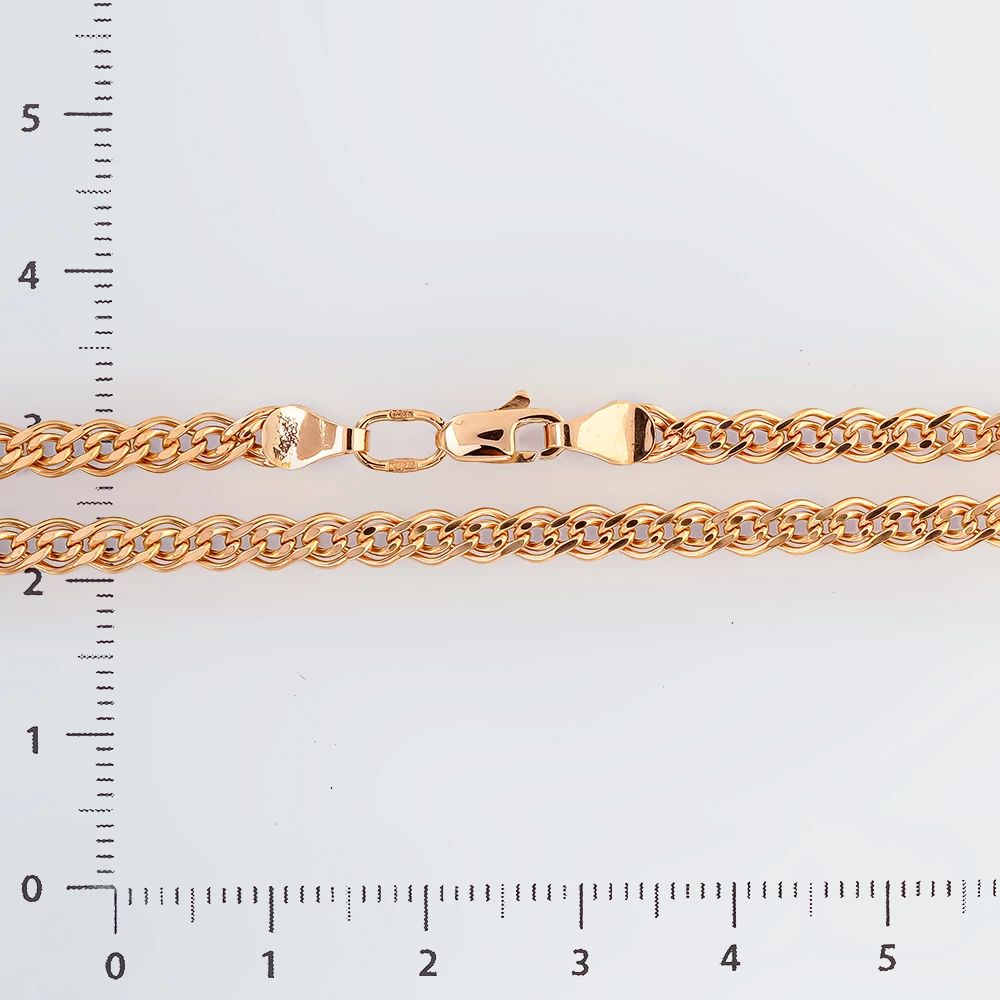 Цепь из красного золота 585 пробы