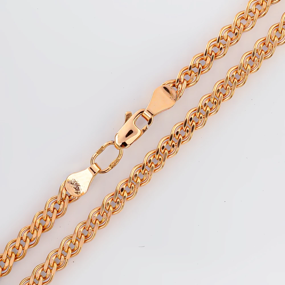 Цепь из красного золота 585 пробы