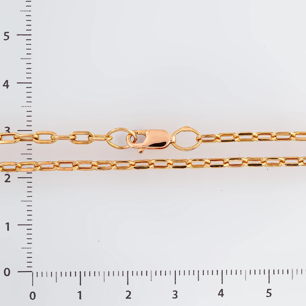 Цепь из красного золота 585 пробы