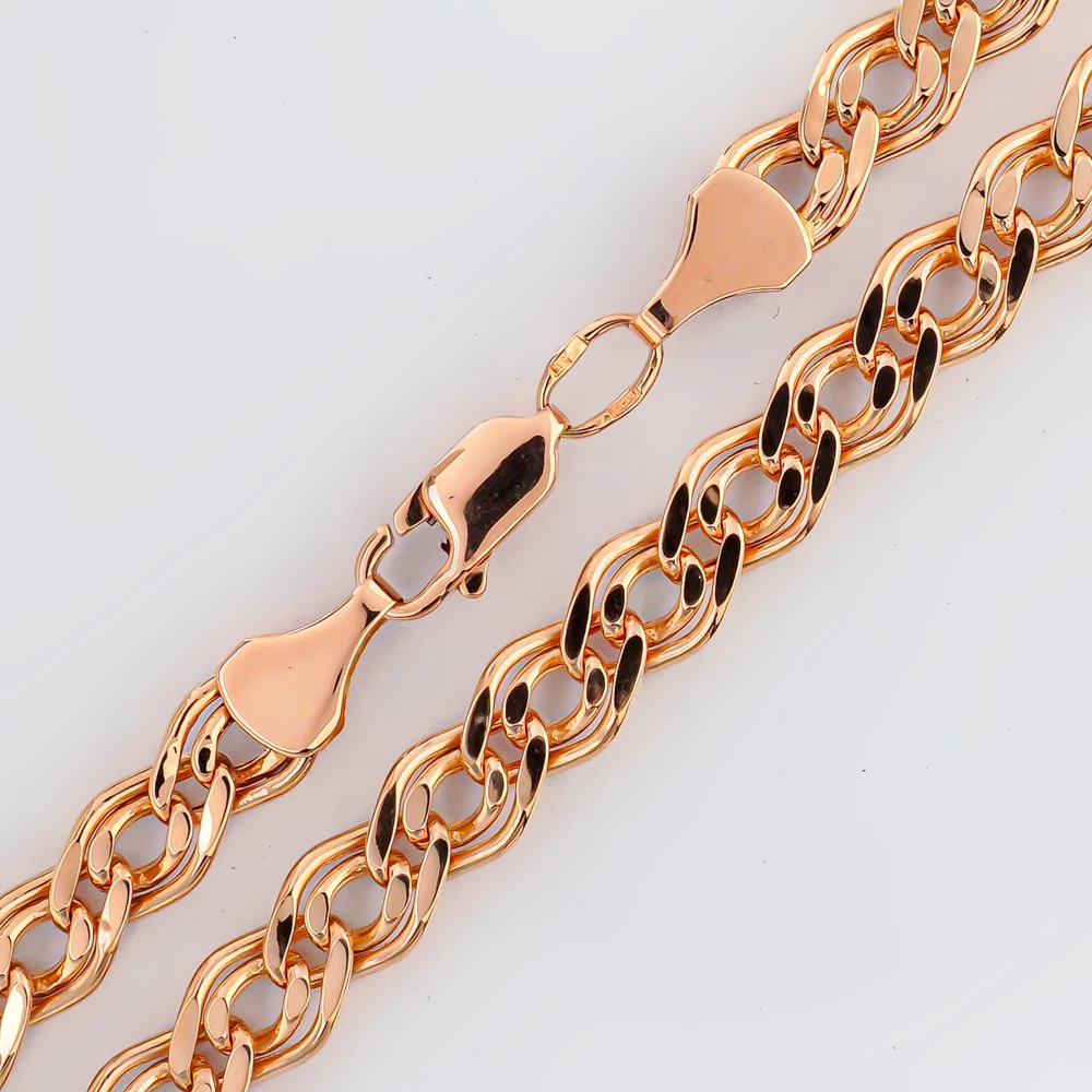 Цепь из красного золота 585 пробы