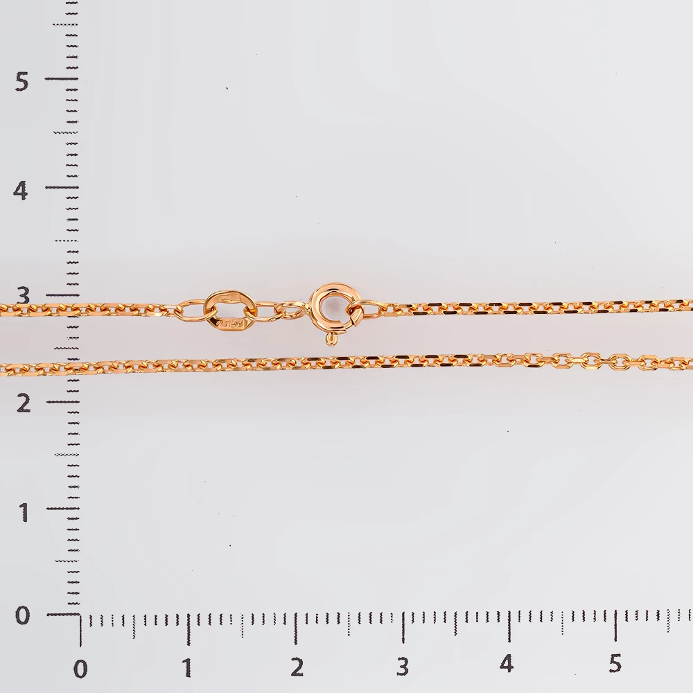 Цепь из красного золота 585 пробы