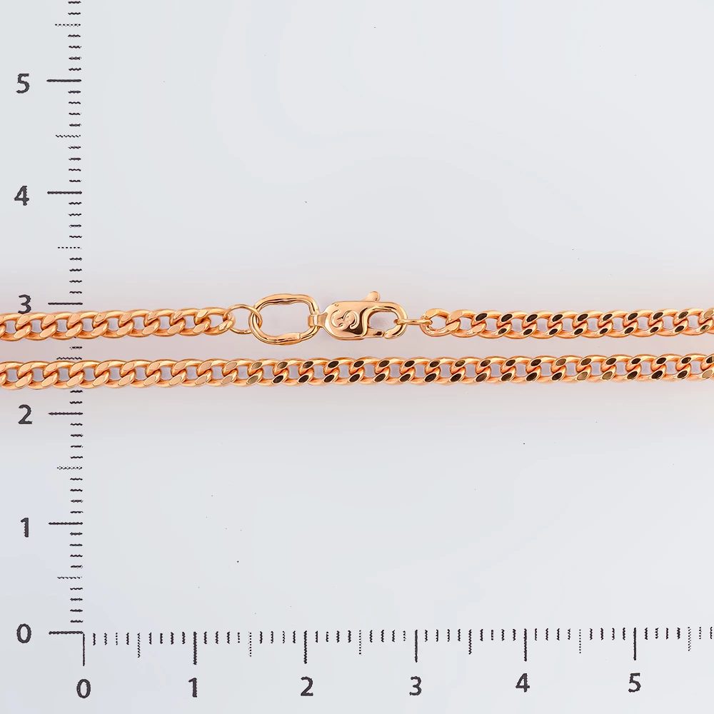 Цепь из красного золота 585 пробы