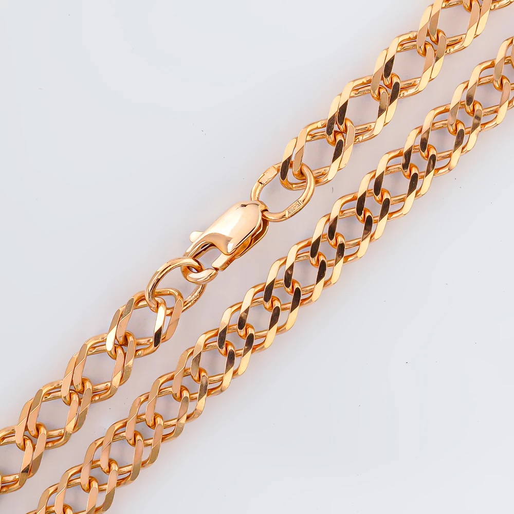 Цепь из красного золота 585 пробы