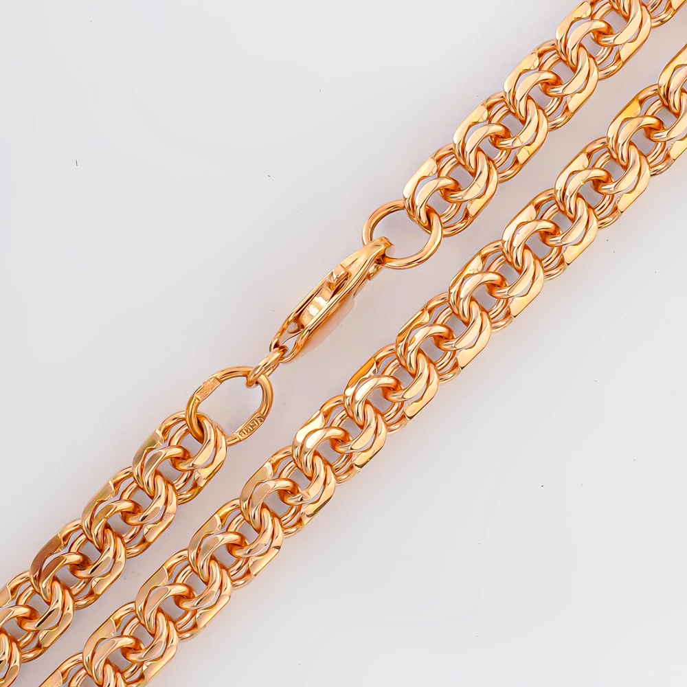 Цепь из красного золота 585 пробы