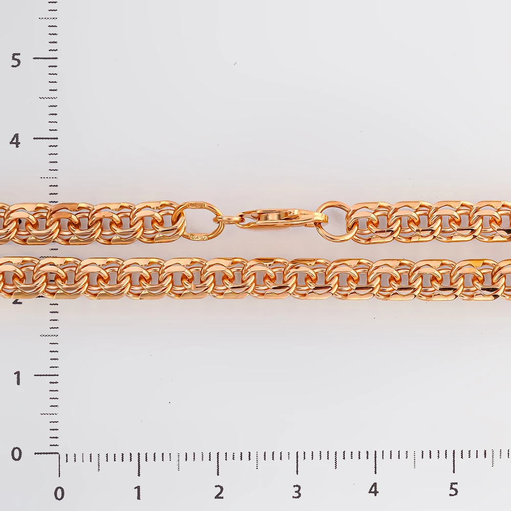 Цепь из красного золота 585 пробы
