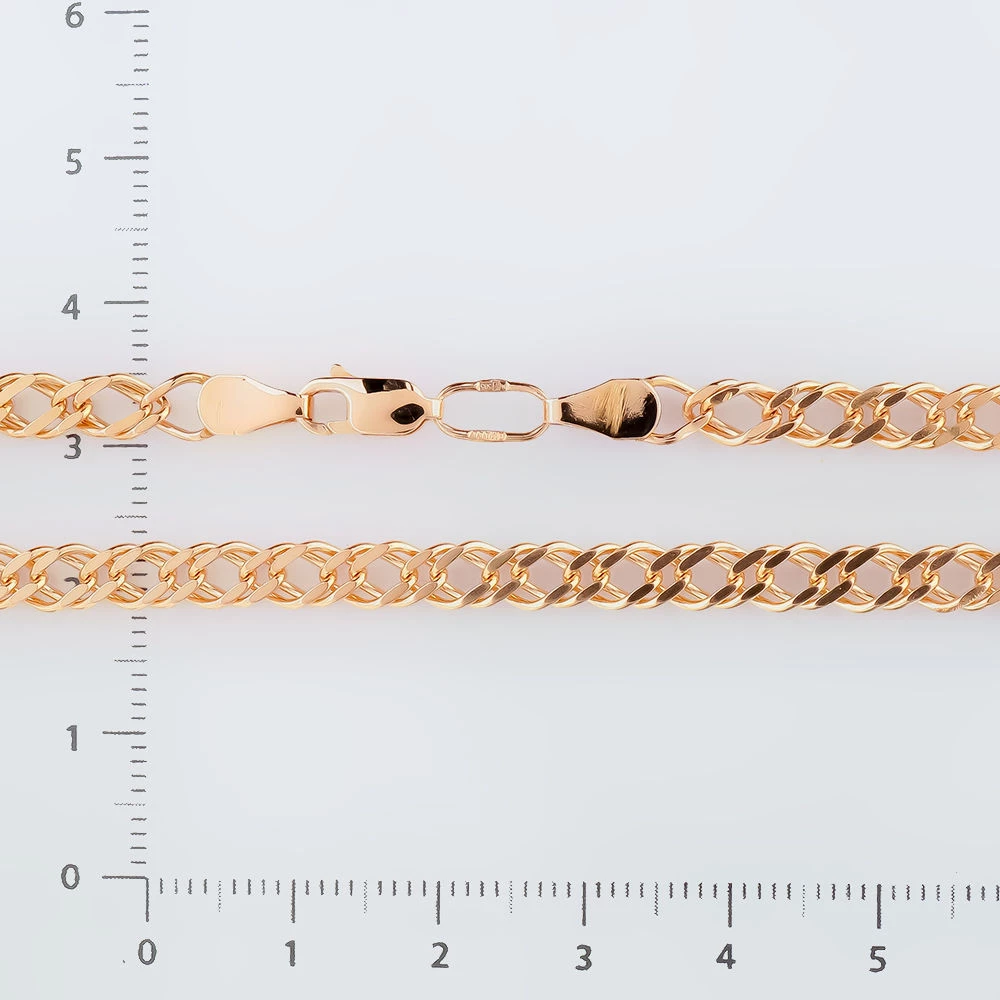 Цепь из красного золота 585 пробы