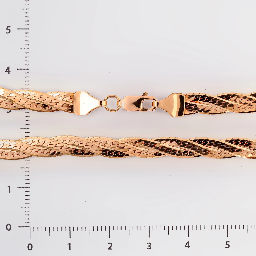 Цепь из красного золота 585 пробы