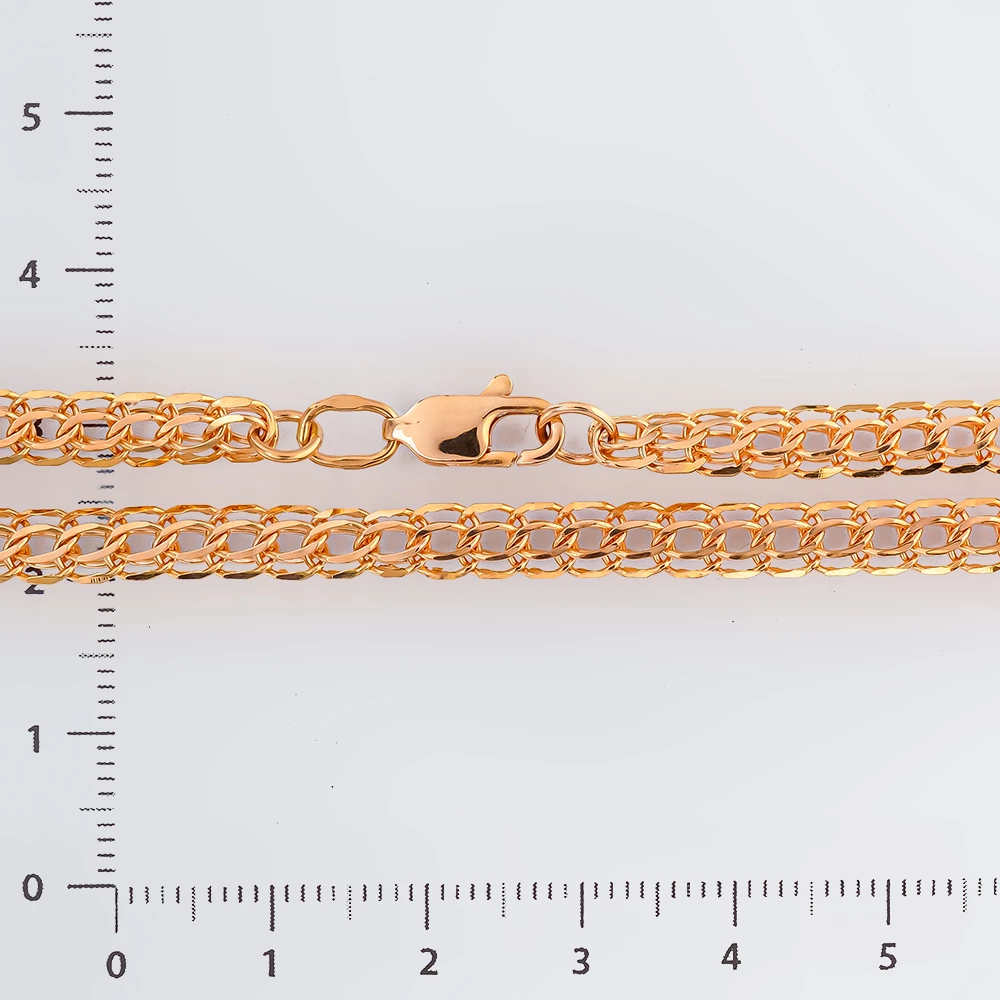 Цепь из красного золота 585 пробы