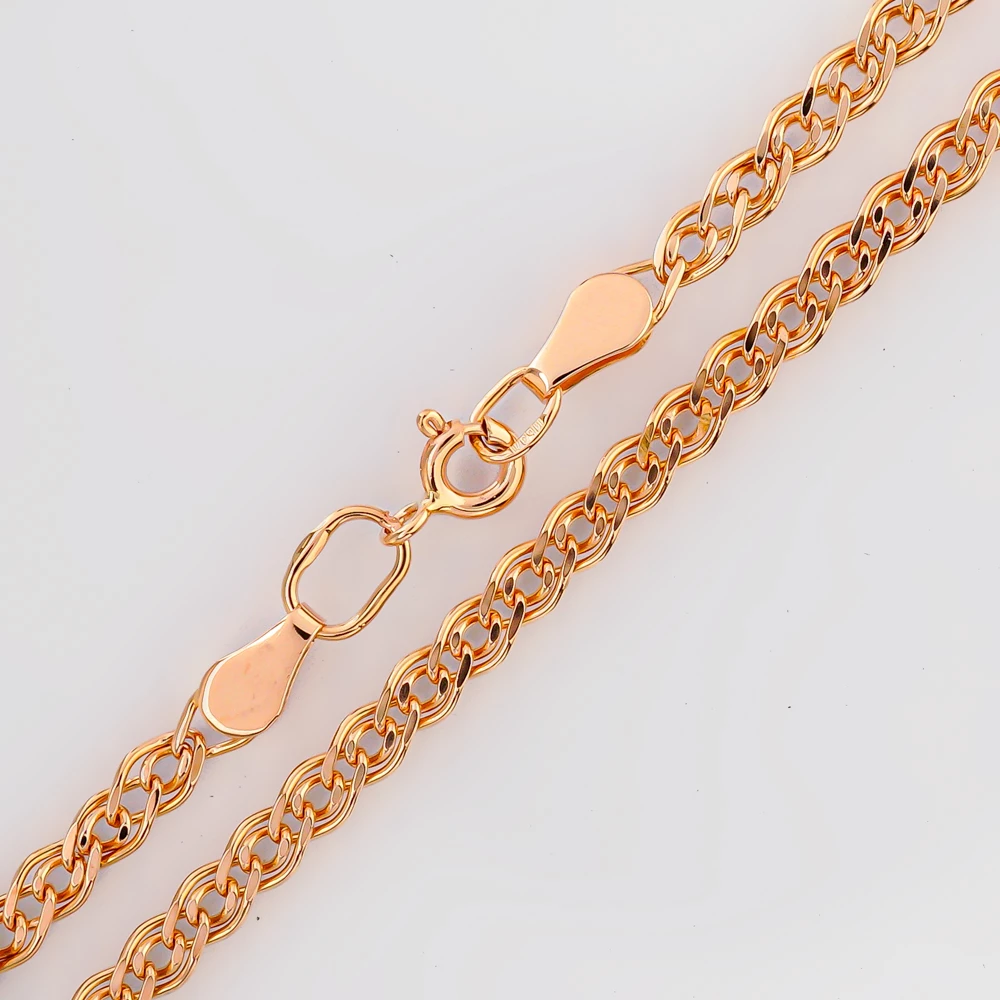 Цепь из красного золота 585 пробы