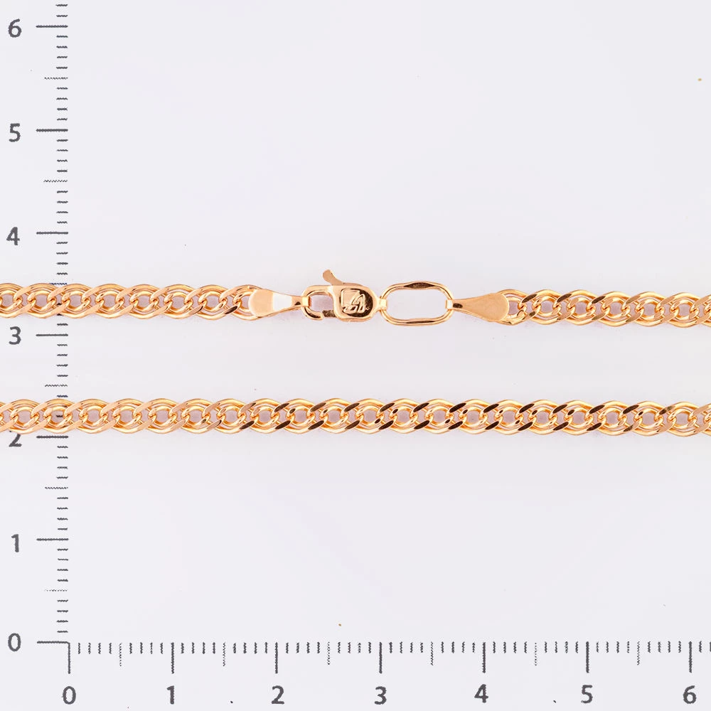 Цепь из красного золота 585 пробы