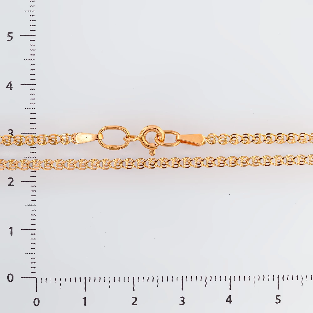 Цепь из красного золота 585 пробы
