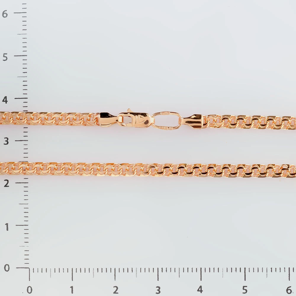 Цепь из красного золота 585 пробы