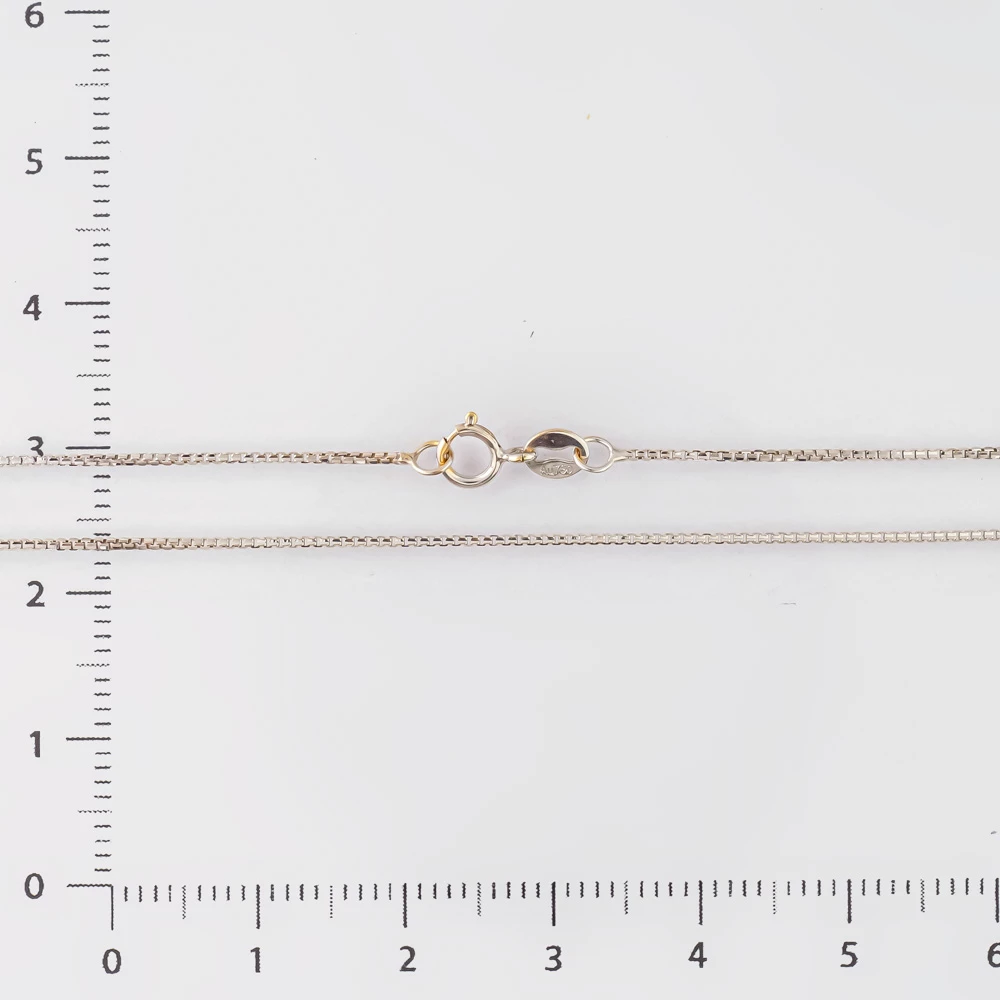 Цепь из белого золота 750 пробы 2