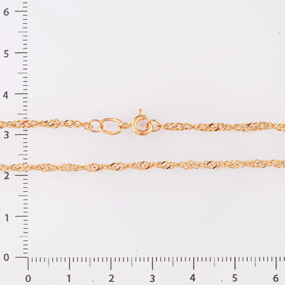 Цепь из красного золота 585 пробы