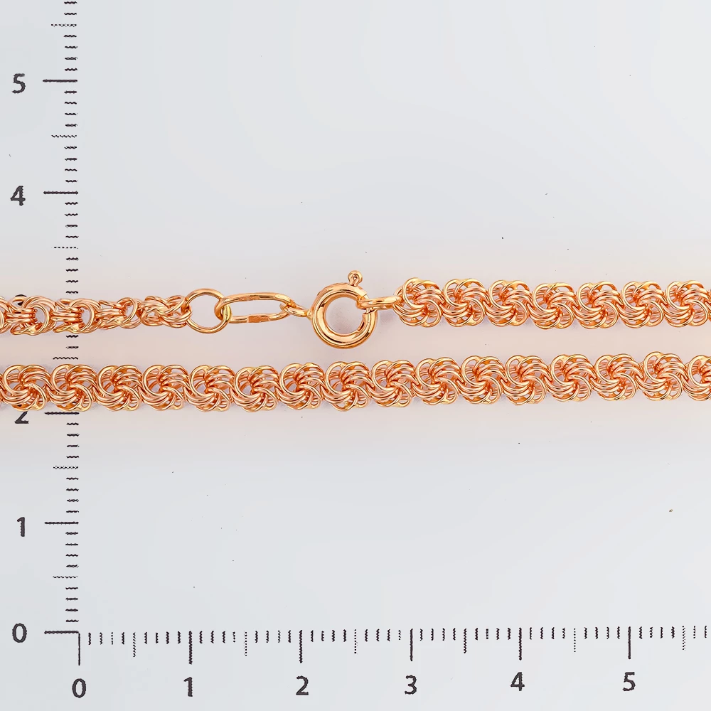 Цепь из красного золота 585 пробы