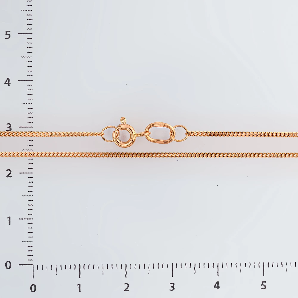 Цепь из красного золота 585 пробы