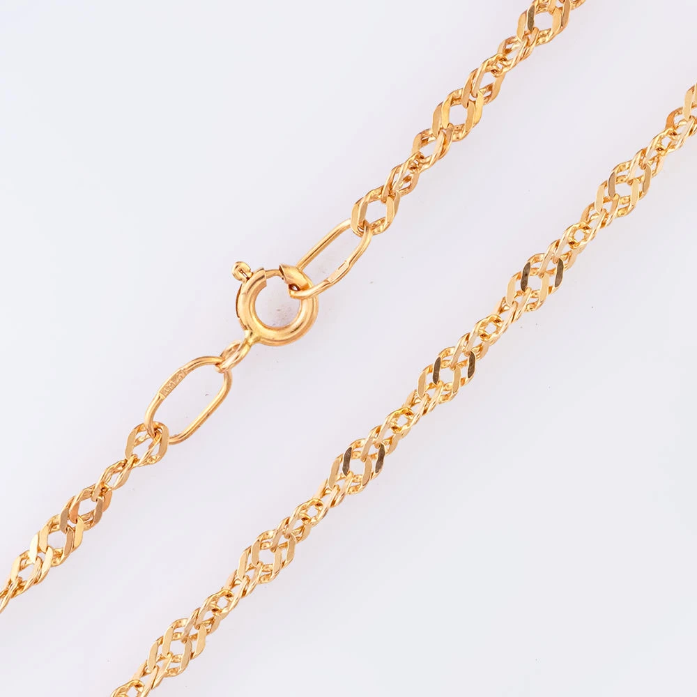 Цепь из красного золота 585 пробы