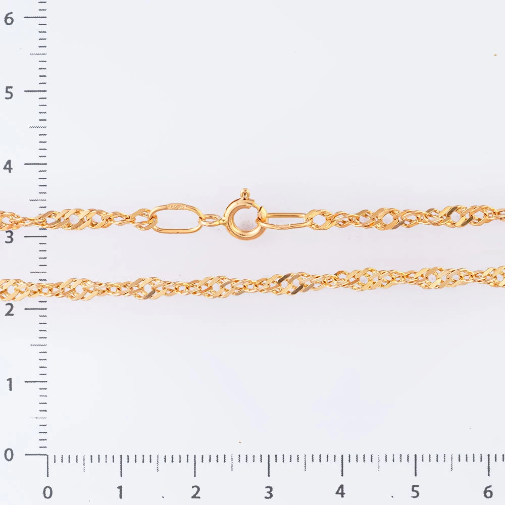 Цепь из красного золота 585 пробы