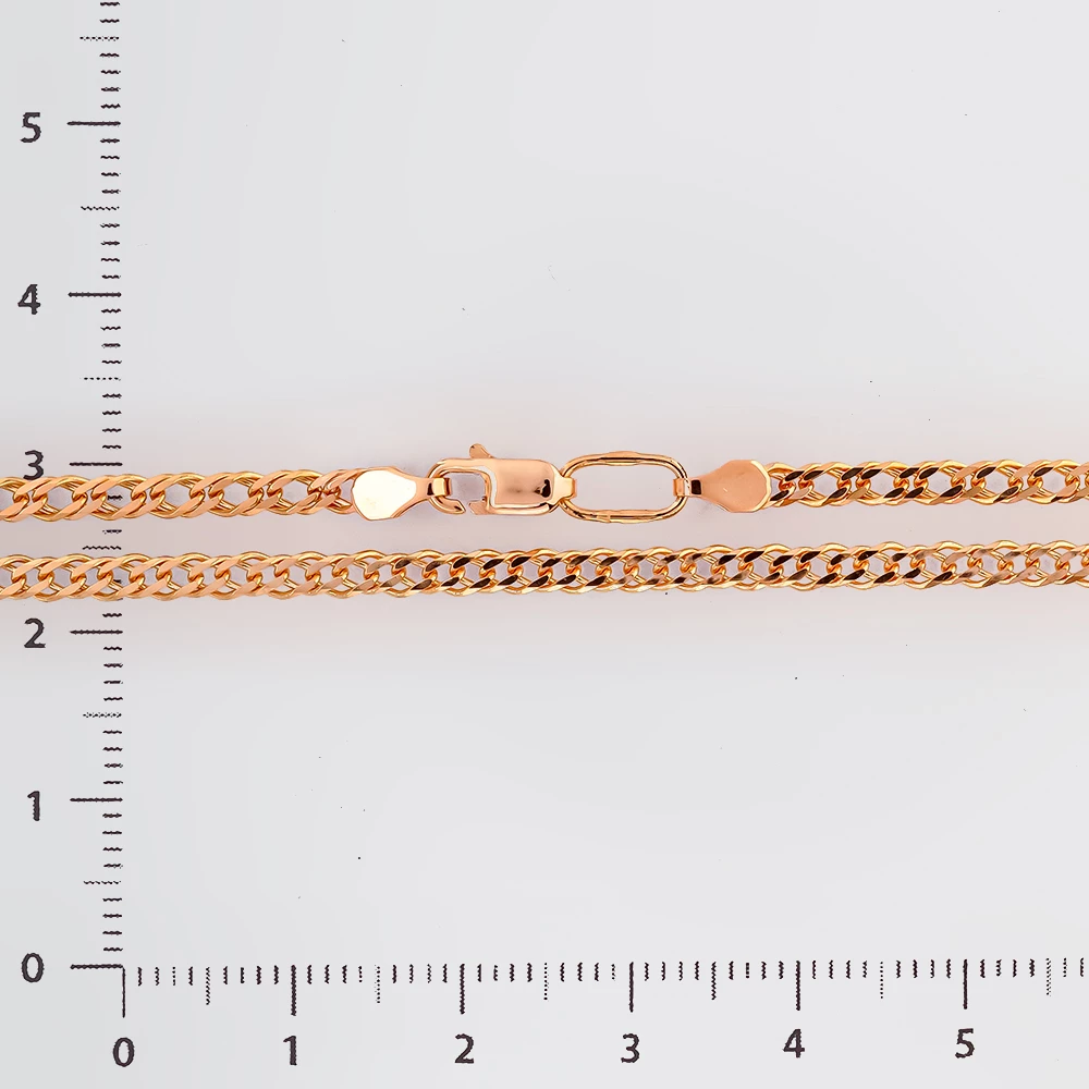 Цепь из красного золота 585 пробы