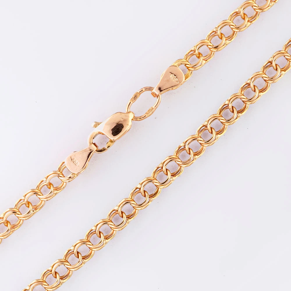 Цепь из красного золота 585 пробы